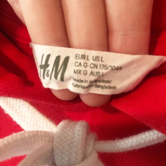 ❌SOLD❌H&M Red "New York" Women's Hoodie - Picture 6 of 6
